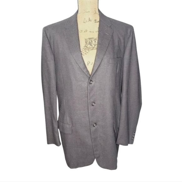 Vintage Jackets & Blazers - Vintage 1960s Black Oversized Classic Menswear Blazer